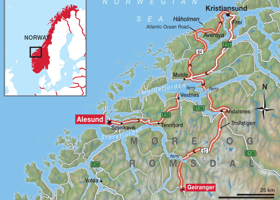 Map of Alesund